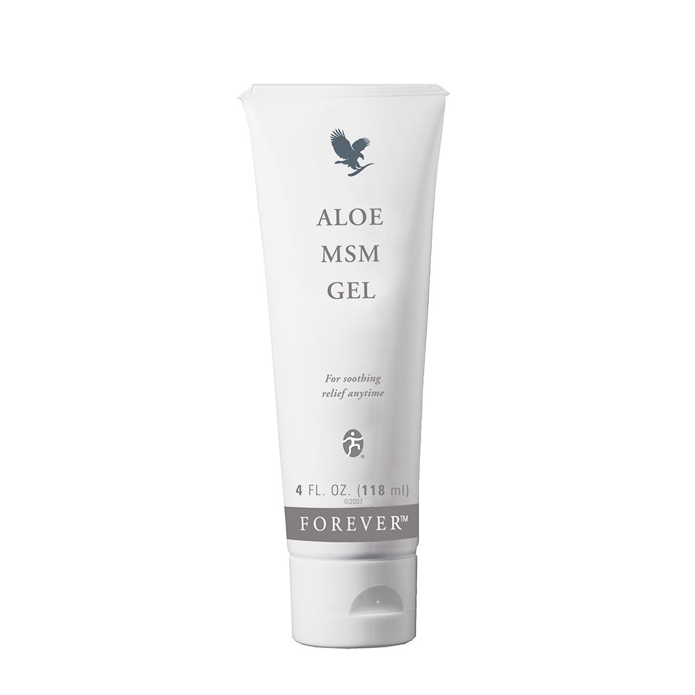 FOREVER® Aloe MSM Gel 118ml Soothing Joint and Muscle Relief with 40% Pure Aloe and Methyl Sulfonyl Methane